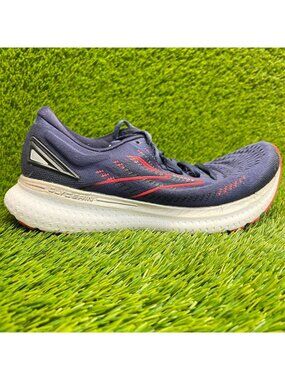 Brooks Glycerin 19 Womens Size 9 Blue Red White Athletic Running Shoes‎ Sneakers